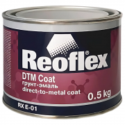 Грунт-эмаль REOFLEX DTM 3в1 черная 0.5л