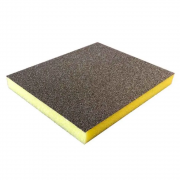 Губка шлифовальная двухсторонняя SIA желтые (Р800)