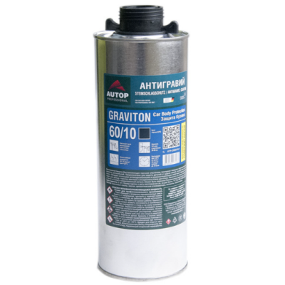 Антигравийное покрытие AUTOP PROFESSIONAL GRAVITON 60/10 черный 1л Антигравийное покрытие AUTOP PROFESSIONAL GRAVITON 60/10 черный 1л