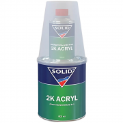 Грунт SOLID 2К ACRYL мокрый по мокрому 0.9+0.15 серый