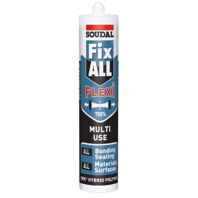 Герметик SOUDAL гибридный Fix All Flexi белый 290 мл Герметик SOUDAL гибридный Fix All Flexi белый 290 мл