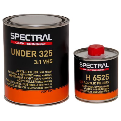 Грунт NOVOL SPECTRAL UNDER 325 P1 3:1 белый 0.75л (мокрый по мокрому) с отвердителем SPECTRAL Н6525 Грунт NOVOL SPECTRAL UNDER 325 P1 3:1 белый 0.75л (мокрый по мокрому) с отвердителем SPECTRAL Н6525