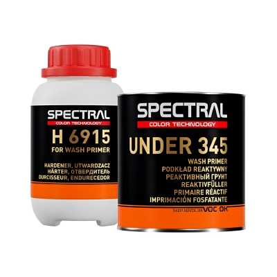 Грунт NOVOL SPECTRAL UNDER 345+H6915 Wash primer реактивный+отв 0.2л+0.2л Грунт NOVOL SPECTRAL UNDER 345+H6915 Wash primer реактивный+отв 0.2л+0.2л