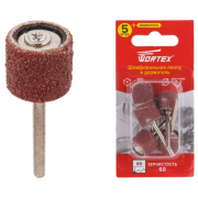 Шлифовальная лента 15 мм. зерно 60 + держатель WORTEX (раб. диам. 15 мм. диам. хвостовика 3.2 мм. зерно 60. 35000 об/мин) (ETDB3215018)