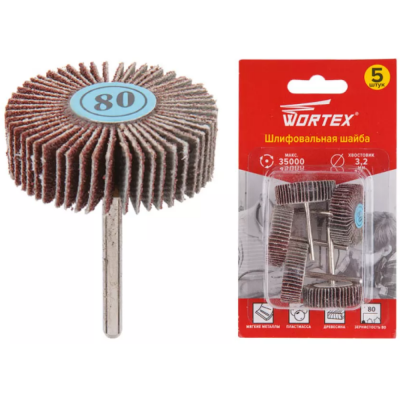 Шлифовальная шайба 32 мм WORTEX (раб. диам. 32 мм. диам. хвостовика 3.2 мм. зерно 80. 35000 об/мин) (ETEG3232018) Шлифовальная шайба 32 мм WORTEX (раб. диам. 32 мм. диам. хвостовика 3.2 мм. зерно 80. 35000 об/мин) (ETEG3232018)
