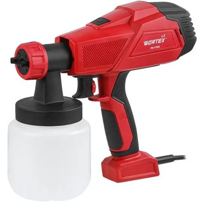 Краскораспылитель электрический WORTEX LX PS 0740 в кор. 400 Вт. 700 мл/мин. 0.8 л бак (2.6 мм сопло. 50 DIN) (0333221) Краскораспылитель электрический WORTEX LX PS 0740 в кор. 400 Вт. 700 мл/мин. 0.8 л бак (2.6 мм сопло. 50 DIN) (0333221)