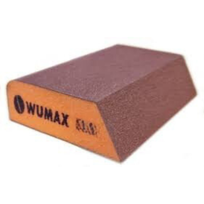Губка абразивная 4-х сторонняя угловая WUMAX Р150 (158721150) Губка абразивная 4-х сторонняя угловая WUMAX Р150 (158721150)