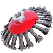 Кордщетка коническая жесткая крученая. M14. 115мм (РОШМА)