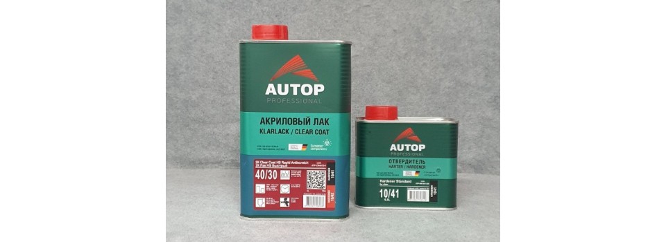 Акриловый двухкомпонентный Clear High Solid Rapid AUTOP