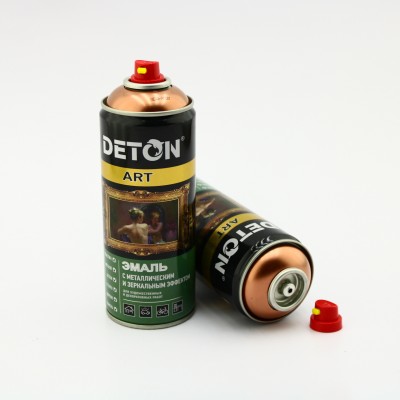Аэрозоль DETON ART хром-бронза 520мл Аэрозоль DETON ART хром-бронза 520мл