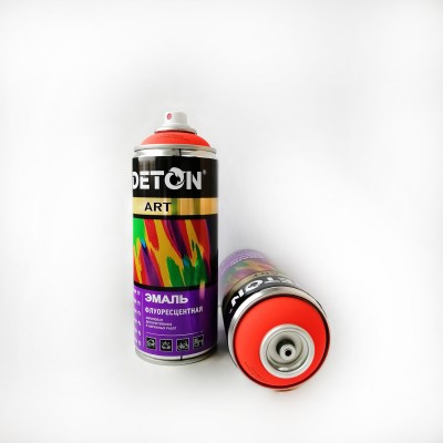 Аэрозоль DETON ART оранжевый флуоресцентный 520мл Аэрозоль DETON ART оранжевый флуоресцентный 520мл