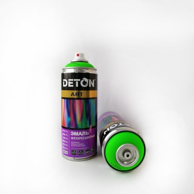 Аэрозоль DETON ART зелёный флуоресцентный 520мл Аэрозоль DETON ART зелёный флуоресцентный 520мл