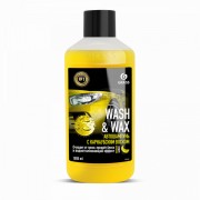 Автошампунь с карнаубским воском Wash  Wax (флакон 1л) 110410