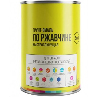 Грунт-эмаль LIDA по ржавчине быстросохнущая 3в1 1кг(серая) Грунт-эмаль LIDA по ржавчине быстросохнущая 3в1 1кг(серая)
