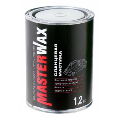 Мастика MasterWax на битумной основе СЛАНЦЕВАЯ ж/б 1.2 кг Мастика MasterWax на битумной основе СЛАНЦЕВАЯ ж/б 1.2 кг