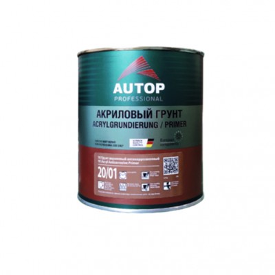 Грунт AUTOP Primer 1K акриловый чёрный(20-01 P2) Грунт AUTOP Primer 1K акриловый чёрный(20-01 P2)