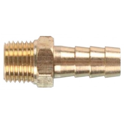 Штуцер пневматический наружная резьба 1/4 - ёлочка 10мм (F-MH04-06K) (AB-MT14E10) Штуцер пневматический наружная резьба 1/4 - ёлочка 10мм (F-MH04-06K) (AB-MT14E10)