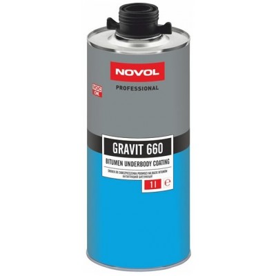 GRAVIT 660 Bitumen Антигравийное покрытие.битумное чёрное NOVOL GRAVIT 660 Bitumen Антигравийное покрытие.битумное чёрное NOVOL