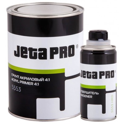 Грунт JETA PRO (5553) 4+1 акриловый 0.8л+0.2л серый Грунт JETA PRO (5553) 4+1 акриловый 0.8л+0.2л серый