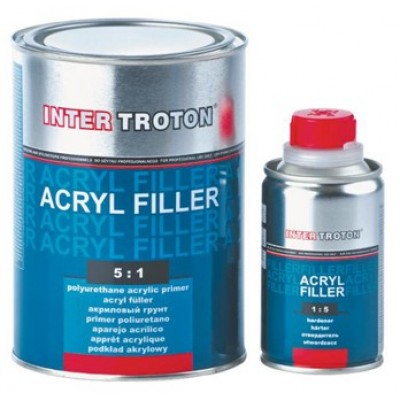 Грунт TROTON 5+1 ACRYL FILLER 0.8л+0.16л сер Грунт TROTON 5+1 ACRYL FILLER 0.8л+0.16л сер