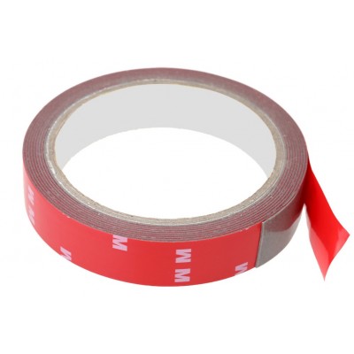 Двусторонний скотч 3м 15ммx5м красный Двусторонний скотч 3м 15ммx5м красный