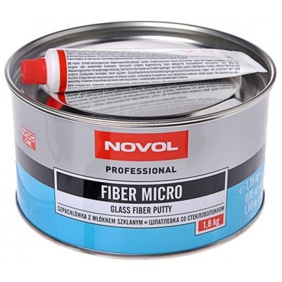 Шпатлёвка со стекловолокном NOVOL MICRO 1.8 кг РП Шпатлёвка со стекловолокном NOVOL MICRO 1.8 кг РП