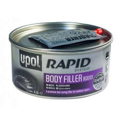 Шпатлёвка быстросохнущая универсальная U-POL RAPID 1.1 л Шпатлёвка быстросохнущая универсальная U-POL RAPID 1.1 л