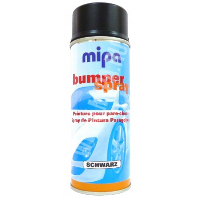 Краска бамперная аэрозоль MIPA 0.4л чёр (структурная) Краска бамперная аэрозоль MIPA 0.4л чёр (структурная)