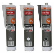 Герметик NOVOL GRAVIT 630 полиуретановый чёрный 300мл