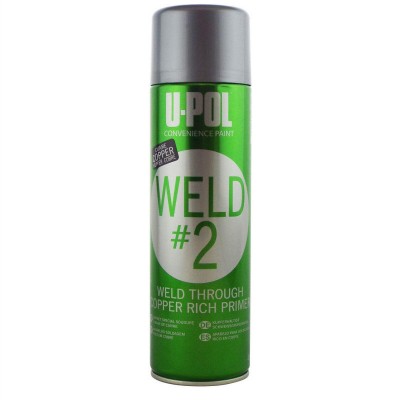 Аэрозоль U-POL WELD 2 грунт цинковый провариваемый 0.45мл Аэрозоль U-POL WELD 2 грунт цинковый провариваемый 0.45мл