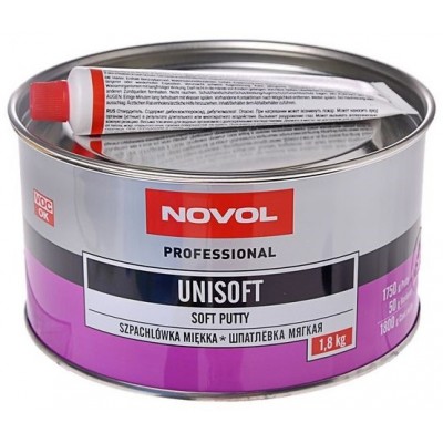 Шпатлёвка мягкая NOVOL UNISOFT 1.8 кг Шпатлёвка мягкая NOVOL UNISOFT 1.8 кг