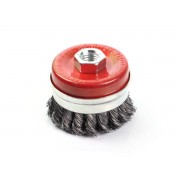 Щётка для шлиф.маш.`чашка` косич. 75мм усиленная GEPARD (GP0860-75)