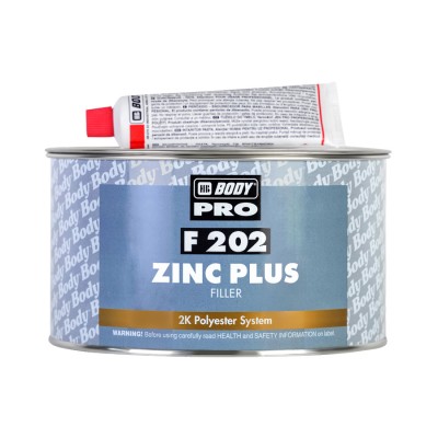 Шпатлёвка цинковая BODY ZINC F202 1.8кг Шпатлёвка цинковая BODY ZINC F202 1.8кг