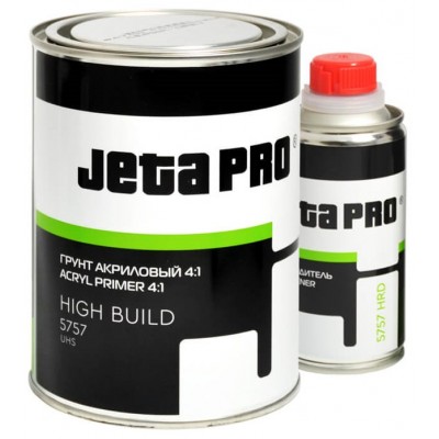 Грунт JETA PRO (5757) 4+1 HIGH BUILD UHS (0.8л+0.2л) чёр Грунт JETA PRO (5757) 4+1 HIGH BUILD UHS (0.8л+0.2л) чёр