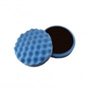 Полировочная губка APP GP 150 25 R рефлёный синий на липучке