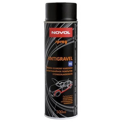 Антигравийное покрытие NOVOL SPRAY ANTIGRAVEL MS аэрозоль чёрный 0.5л Антигравийное покрытие NOVOL SPRAY ANTIGRAVEL MS аэрозоль чёрный 0.5л