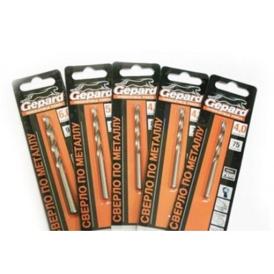 Сверло по металлу цх 4.3х47х80мм Gepard (GP0343-080) Сверло по металлу цх 4.3х47х80мм Gepard (GP0343-080)