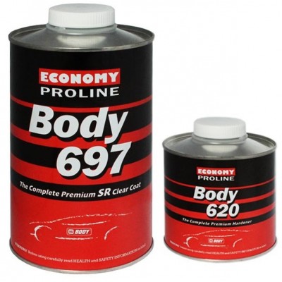 Лак BODY 697 прозрачный 2+1 1л+отв Лак BODY 697 прозрачный 2+1 1л+отв