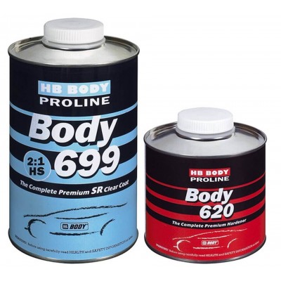 Лак BODY 699 прозрачный 2+1 1л+отв Лак BODY 699 прозрачный 2+1 1л+отв