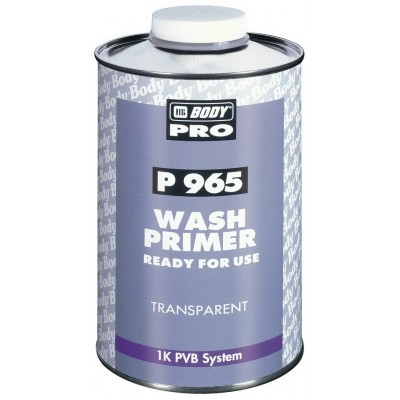 Грунт BODY 965 WASH PRIMER(кислотный однокомпонентный) 1L Грунт BODY 965 WASH PRIMER(кислотный однокомпонентный) 1L