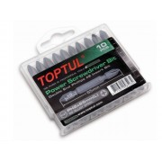Набор бит двухсторонних PH1х65 10шт. в пластм.боксе TOPTUL (GAAW1002)