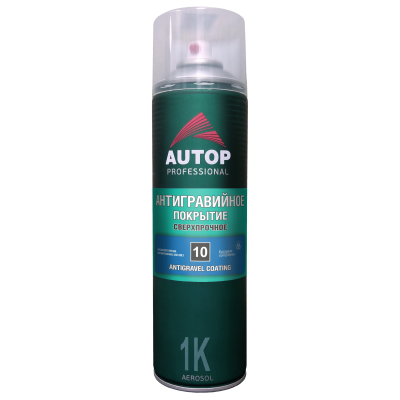 Аэрозоль AUTOP антигравийное покрытие 650ml (N10) чёрный Аэрозоль AUTOP антигравийное покрытие 650ml (N10) чёрный