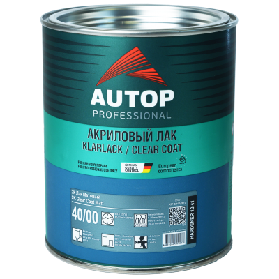 Лак AUTOP (CLEAR MATT 2K) матовый+отв (40-00) Лак AUTOP (CLEAR MATT 2K) матовый+отв (40-00)