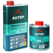 Автомобильный лак AUTOP (STANDART HS 2K) 0.5л+отв (40-15)