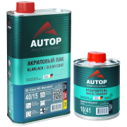 Автомобильный лак AUTOP (STANDART HS 2K) 1л+отв (40-15)