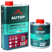 Автомобильный лак AUTOP (RAPID быстрый HS 2K) 1л+отв (40-30)