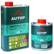 Автомобильный лак AUTOP (UNIVERSAL HS 2K) 1л+отв (40-50)