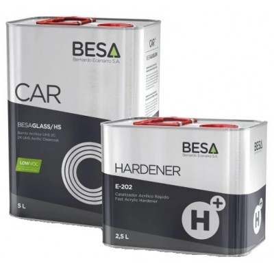 Лак BESA GLASS HS 5л+отв Лак BESA GLASS HS 5л+отв