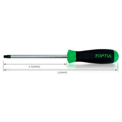 Отвертка TORX T30x125мм TOPTUL (FFAB3013) Отвертка TORX T30x125мм TOPTUL (FFAB3013)