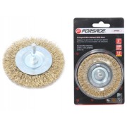 Кордщетка дисковая латунная для дрели 50мм. в блистере Forsage (F-BFR002)